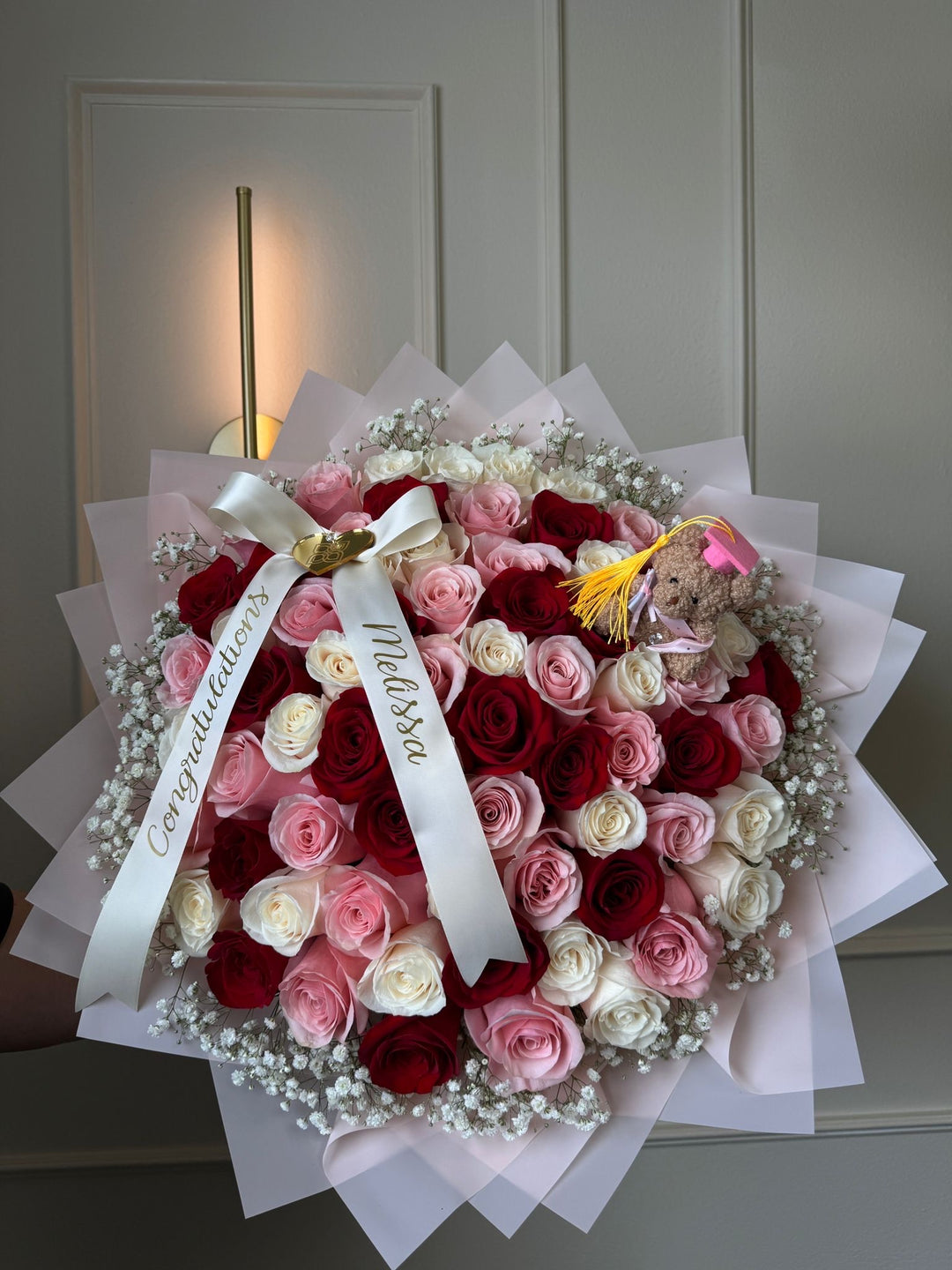 75 Mixed Roses Graduation Statement