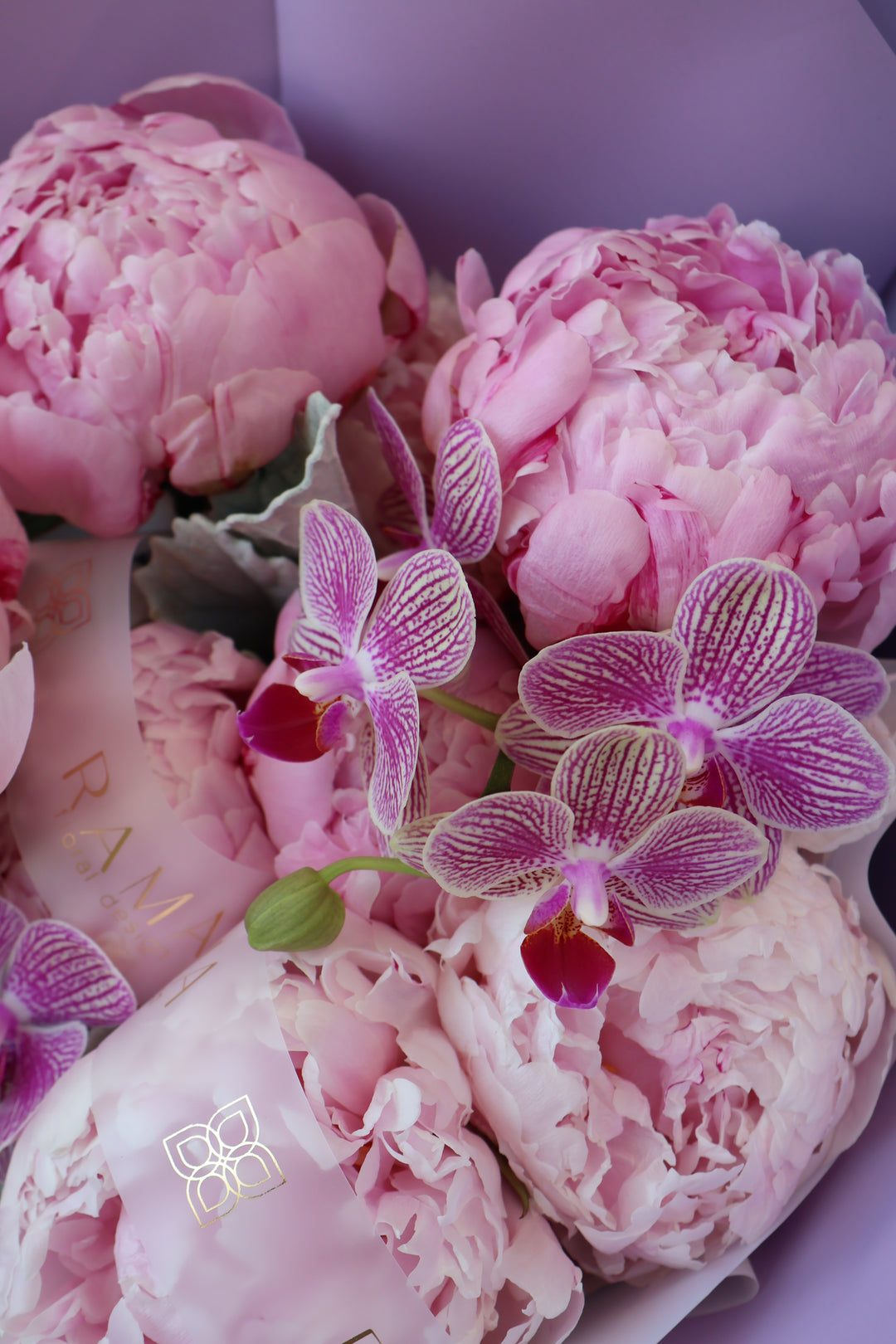 Pink Peony Bouquet with Orchids – Girlfriend's Day Edition