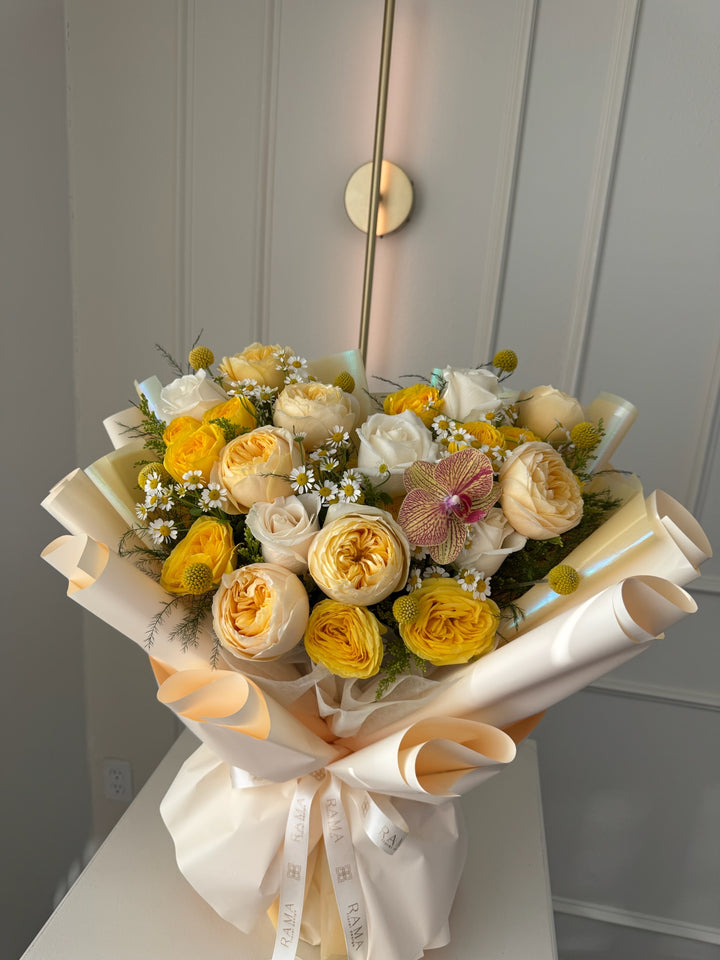 Garden Roses Spring Vase - View 2 | Rama Floral Design