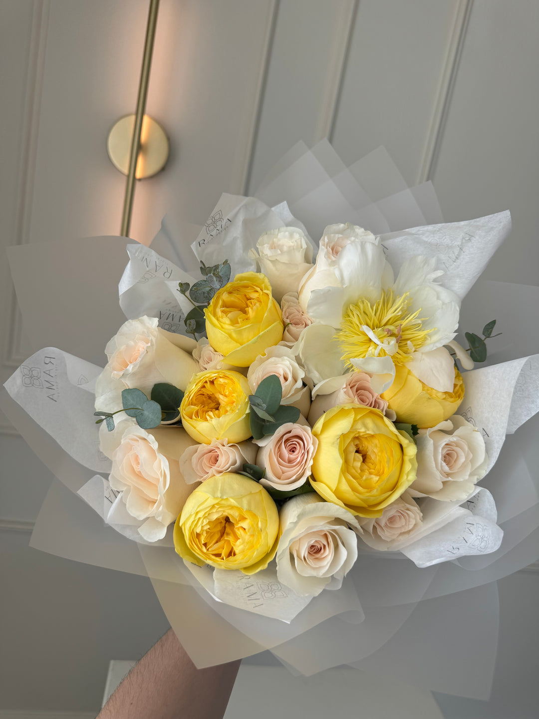 Golden Bloom Bouquet | Rama Floral Design